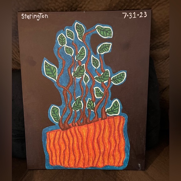 PRETTY ‘LIL PLANT BY STARINGTON. Hand drawn. - Picture 4 of 4